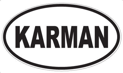 KARMAN - Oval Magnet