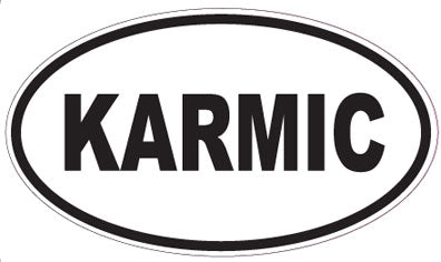 KARMIC - Oval Sticker