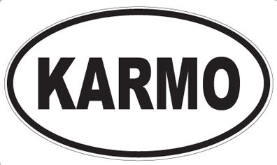 KARMO - Oval Sticker