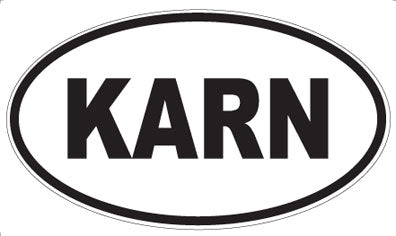 KARN - Oval Magnet