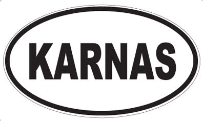 KARNAS - Oval Magnet