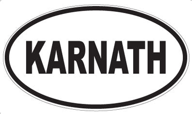 KARNATH - Oval Sticker