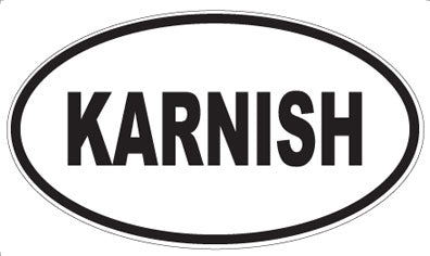 KARNISH - Oval Magnet