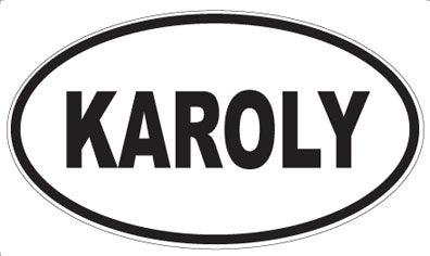 KAROLY - Oval Magnet