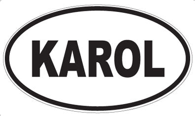 KAROL - Oval Magnet