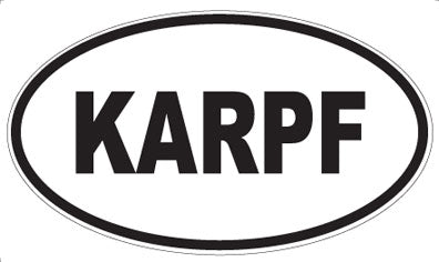 KARPF - Oval Magnet