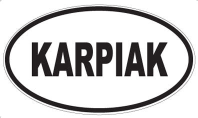 KARPIAK - Oval Sticker