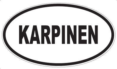 KARPINEN - Oval Magnet