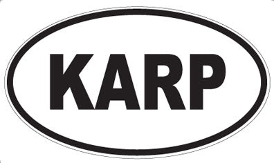 KARP - Oval Magnet