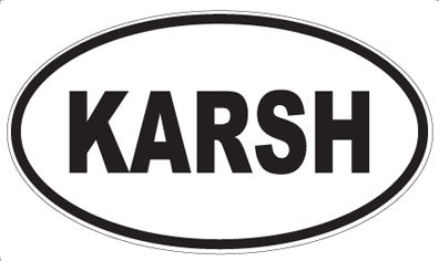 KARSH - Oval Magnet
