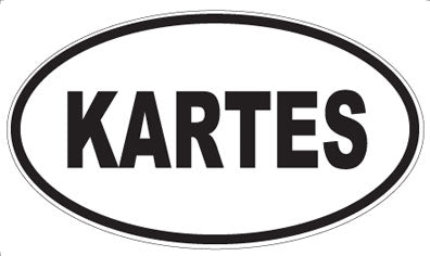 KARTES - Oval Sticker