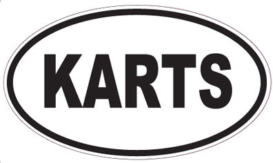KARTS - Oval Magnet