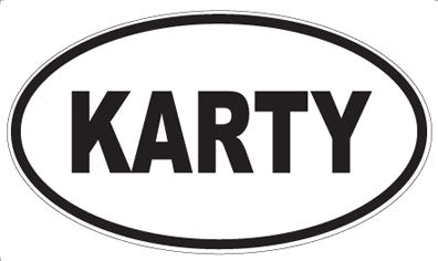 KARTY - Oval Magnet