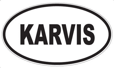 KARVIS - Oval Magnet