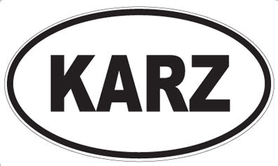 KARZ - Oval Magnet