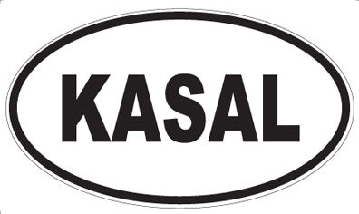 KASAL - Oval Sticker