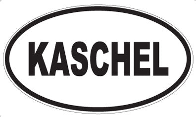 KASCHEL - Oval Sticker