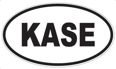 KASE - Oval Sticker
