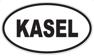 KASEL - Oval Sticker