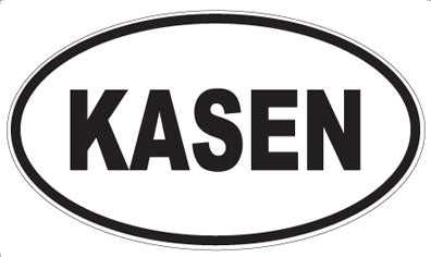 KASEN - Oval Sticker