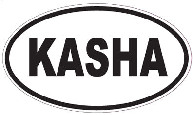 KASHA - Oval Sticker