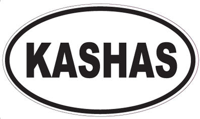 KASHAS - Oval Sticker