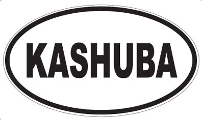 KASHUBA - Oval Sticker