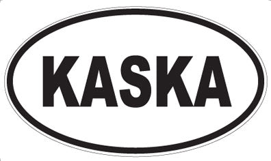KASKA - Oval Sticker