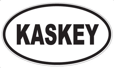 KASKEY - Oval Sticker