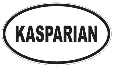 KASPARIAN - Oval Sticker