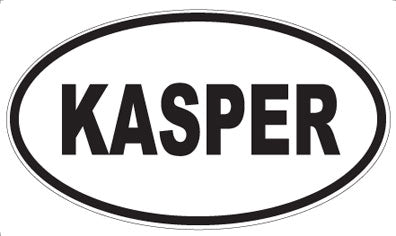 KASPER - Oval Sticker