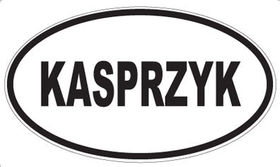 KASPRZYK - Oval Magnet