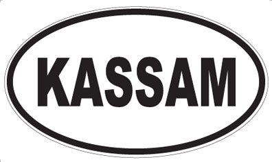 KASSAM - Oval Sticker