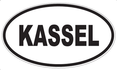 KASSEL - Oval Magnet