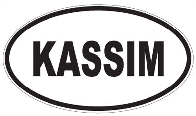 KASSIM - Oval Magnet