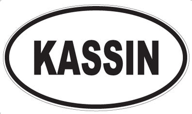 KASSIN - Oval Sticker
