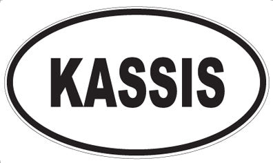 KASSIS - Oval Sticker