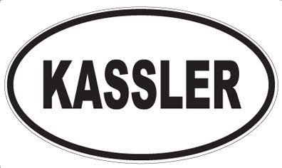 KASSLER - Oval Sticker