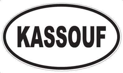 KASSOUF - Oval Sticker
