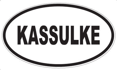 KASSULKE - Oval Sticker