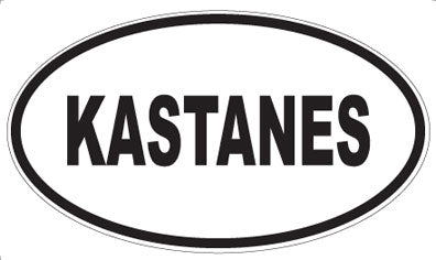 KASTANES - Oval Sticker