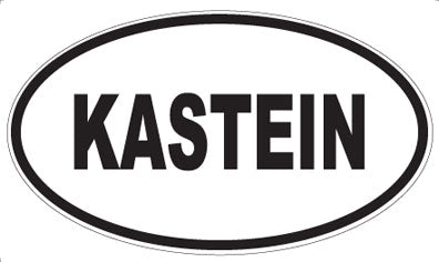 KASTEIN - Oval Sticker