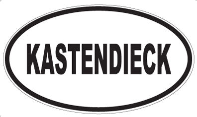 KASTENDIECK - Oval Sticker