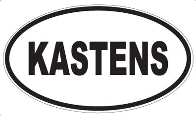KASTENS - Oval Sticker