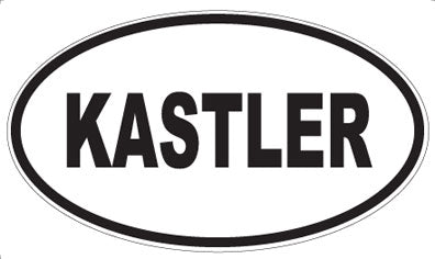 KASTLER - Oval Sticker