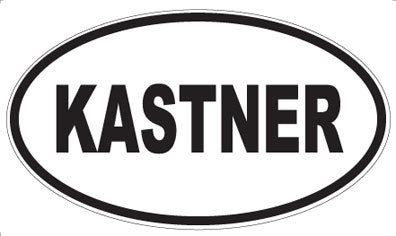 KASTNER - Oval Sticker