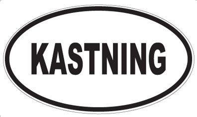 KASTNING - Oval Sticker