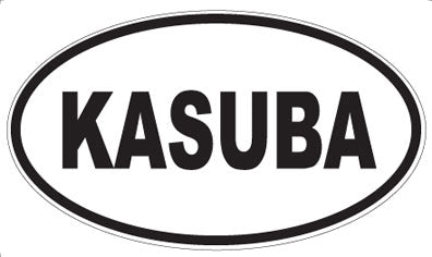 KASUBA - Oval Sticker