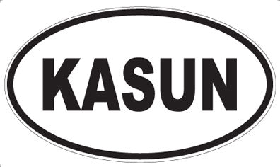 KASUN - Oval Sticker