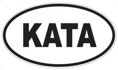 KATA - Oval Sticker